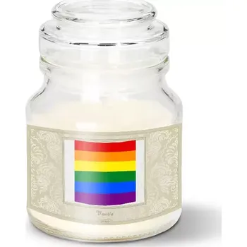 Svíčka Sablio Svíčka Duhová vlajka - 120 g