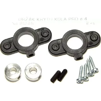 RC model MP Jet 2652 Držák krytu kola 4mm, 2ks