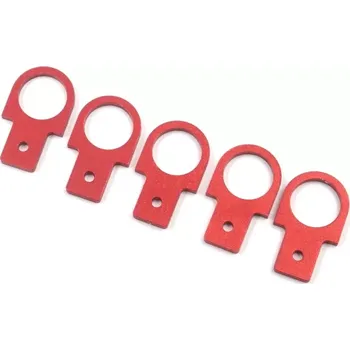 RC model Yeah Racing Hliníkové tažné oko pro 1/10 auta, 5 kusů - červené