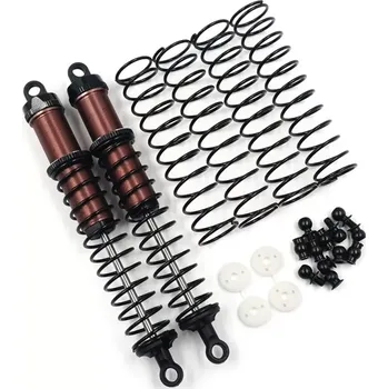 RC náhradní díl Yeah Racing Hliníkové olejové tlumiče Big Bore Go, černé 120mm ( 2 ks )