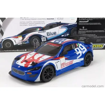RC model auta Re-el toys Maserati Granturismo Gt3 N 99 Racing 2015 1:24 Modrá Bílá