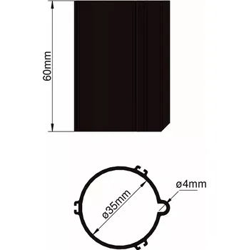 RC model ostatní Klima Základna 35mm 3-stabilizátory černá