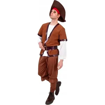Karnevalový kostým _xx_ Kostým pro dospělé "Pirát", PartyDeco, vel L-XL