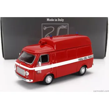 autíčko Rio-models Fiat 238 Tetto Alto Ambulanza Vigili Del Fuoco 1970 1:43 Red