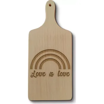 Kuchyňské prkénko Sablio Prkénko Love is love 2