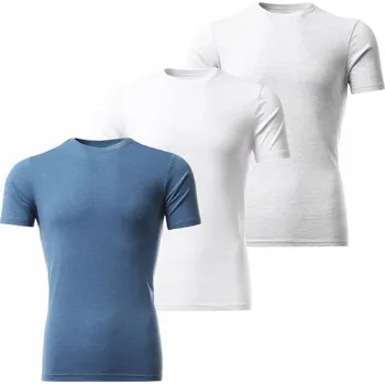 Pánské tričko Bavlněné pánské tričko 3-pack kulatý výstřih MORAJ XXL SKLAD