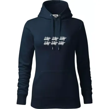 Dámská mikina 30 narozeniny - Mikina dámská Cape s kapucí - S ( Námořní modrá (velmi tmavá - téměř černá) )