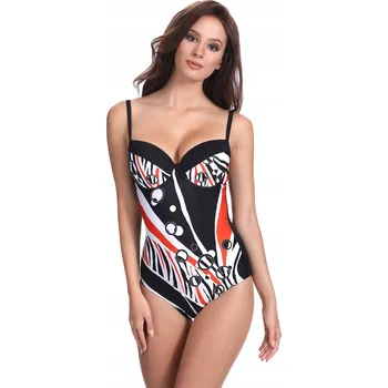 Dámské plavky Feba plavky jednodílné vícebarevné velikost 38