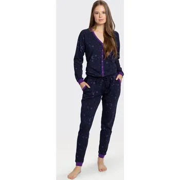 Dámské pyžamo Dámský overal navy sky S - modrá