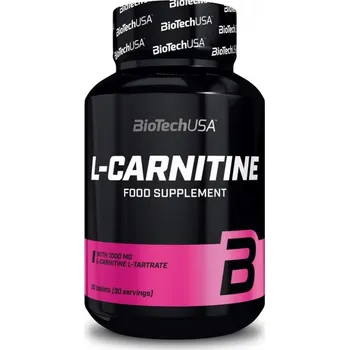 Spalovač tuku Biotech USA L-Carnitine 1000 - 60 tabl.