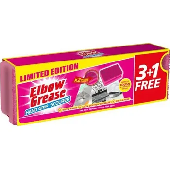 Elbow Grease Růžové houbičky na nádobí 4ks IDDRZEX04344