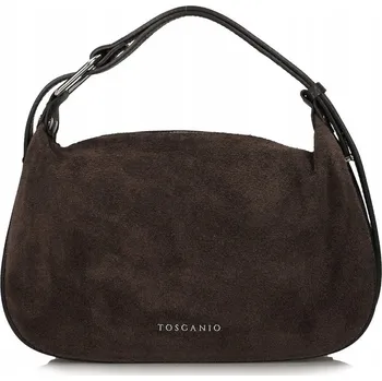 Toscanio kabelka z pravé kůže hnědá