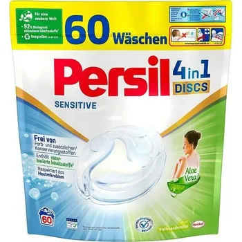 Kapsle na praní Persil Discs 4in1 60ks Sensitive Aloe Vera - kapsle na praní IDDRZEX08833