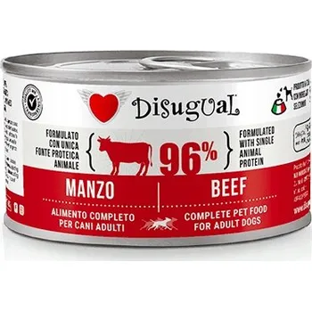 Krmivo pro psa Disugual Krmivo mokré krmivo pro psy Monoproteinové - Hovězí 150g