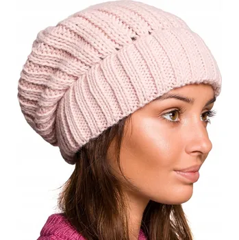 Čepice BeWear zimní čepice beanie růžová, univerzální velikost