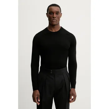 Pánský svetr Vlněný svetr Paul Smith pánský, černá barva, lehký, M1R-238Z-P02093 M1R.238Z.P02093 99X, vel. XL