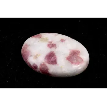 Přírodní kámen Kabošon Růžový Turmalín č.7364 (34x24x8mm)