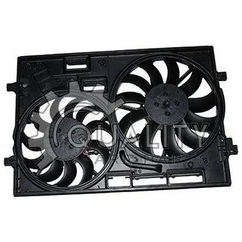 Auto elektroinstalace Větráky elektrické 400W+400W s držákem ŠKODA Original OEM 5WA121203T