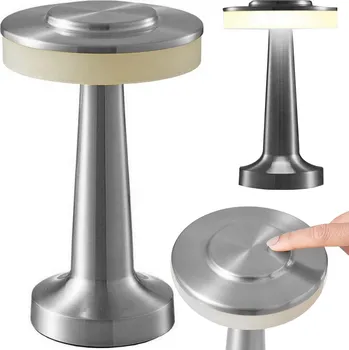 Lampička Stolní lampa Verk Group Noční lampa kovová žlutá 3 W