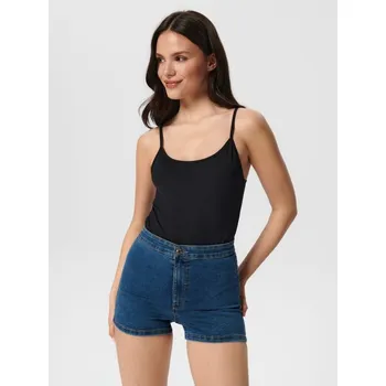 Dámské kraťasy Sinsay - Džínové kraťasy high waist - modrá - 6014J-55J - 6014J-55J-36