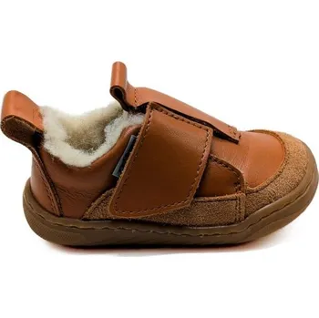 Dívčí obuv Dětská zimní barefoot obuv PEGRES SBF 64W 23 Hnědá