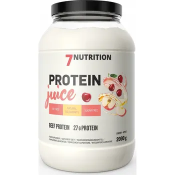 Protein 7NUTRITION PROTEIN JUICE BEEF 2000G Hovězí Protein s příchutí VIŠEŇ a JABLKA - DOPLNĚK STRAVY (Doplněk stravy)