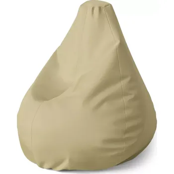 Sedací pytel Sablio Sedací vak Pear Žlutohnědá - 140 x 100 x 25 cm