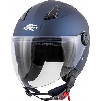 Helma na motorku KAPPA 2024/12 PŘILBA KV28 EVO SOLID JUNIOR OTEVŘENÁ JET MODRÁ MATNÁ R