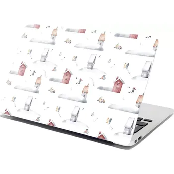 samolepka Sablio Samolepka na notebook Zimní radovánky - 29x20 cm