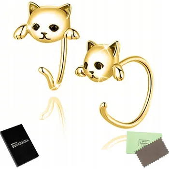 Náušnice ZLATÉ NÁUŠNICE 925 PRO DÍVKU