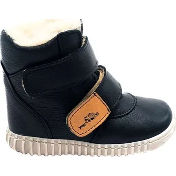 Dívčí obuv Dětská zimní barefoot obuv PEGRES B 1706 20 Černá, Bílá, Hnědá