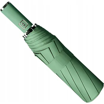 Automatický skládací deštník s pouzdrem – olivový, kvalitní