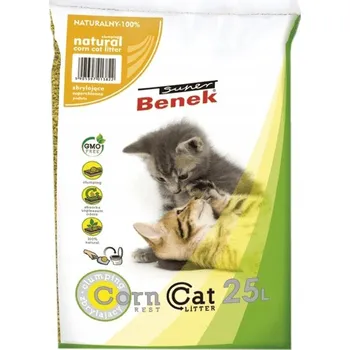 Podestýlka pro kočku Super Benek kukuřičné Stelivo pro kočky 25l