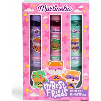 MARTINELIA SADA KOSMETIKY DO KOUPELE PRO DĚTI SŮL+PĚNA+GEL