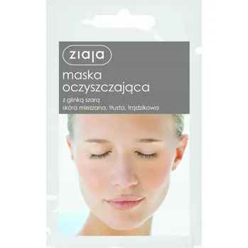 Pleťová maska Ziaja čistící maska s šedou hlínou na obličej/krk/dekolt 7 ml