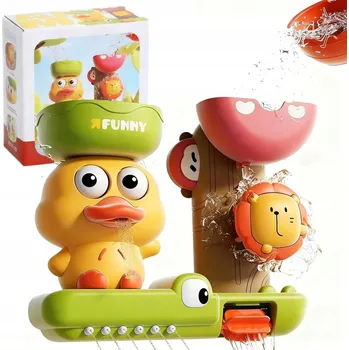 Kachna FONTÁNA PŘELÉVACÍ HRAČKA DO KOUPELE DO VODY