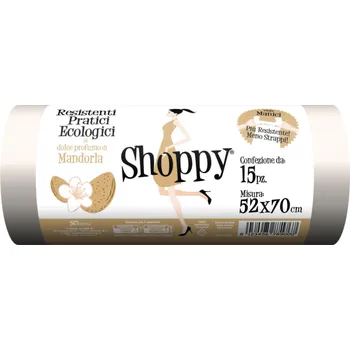 Pytle na odpadky Shoppy Italské parfémované pytle do koše Mandle 15ks 30l IDDRZEX04655