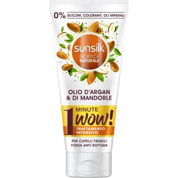 Vlasová regenerace Sunsilk maska Olio D'Argan E Mandorle 1 Minute Wow, 180 ml IDDRZEX09945