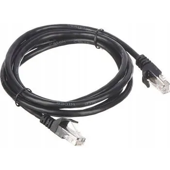 Síťový kabel Patchcord 5e DELTA 1,8 m černý