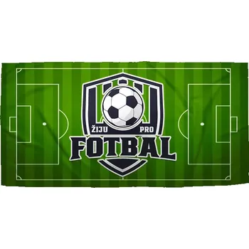 Osuška Sablio Ručník Žiju pro fotbal - 30x50 cm