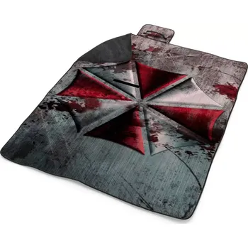 deka Sablio Plážová deka Resident Evil Umbrella Corporation Steel: 200x140 cm