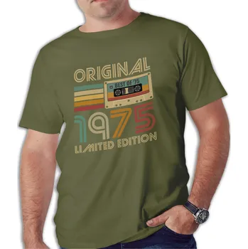 Pánské tričko Tričko k 50. narozeninám Dárek Pánské Tričko khaki 1975 + XXL balení