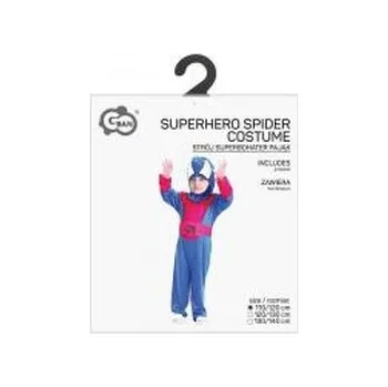 Karnevalový kostým Strój dla dzieci Superbohater Pająk 110/120cm