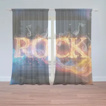 Záclona Sablio Záclony Rock: 2ks 150x250cm