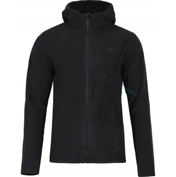 Pánská mikina 4F PÁNSKÁ FLEECOVÁ MIKINA FLEECOVÁ NA ZIP S KAPUCÍ M