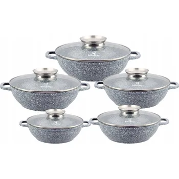 Sada nádobí SADA HRNCŮ 10 KUSŮ KlönBerg KB3954