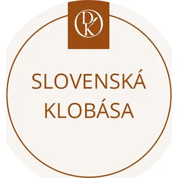 Speciální papír Etiketa Slovenská klobása