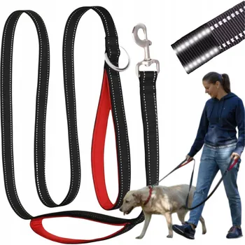 Vodítko pro psa Vodítko treningové vodítko Wobell popruh 5 m