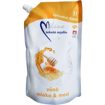 Mýdlo Miléne Mléko a med tekuté mýdlo, náplň, 1 l IDDRZEX10190