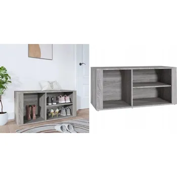 Botník Šedý dub sonoma, Botník, 100x35x45 cm